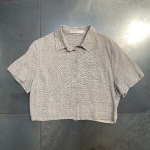 7115 by Szeki, Cropped Blouse, Size M